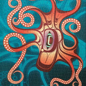 Octopus (Nuu) 1000 Piece Puzzle - Native Northwest - The Puzzle Nerds