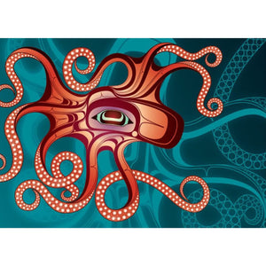 Octopus (Nuu) 1000 Piece Puzzle - Native Northwest - The Puzzle Nerds