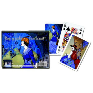 Paris By Night Double Deck Playing Cards - The Puzzle Nerds