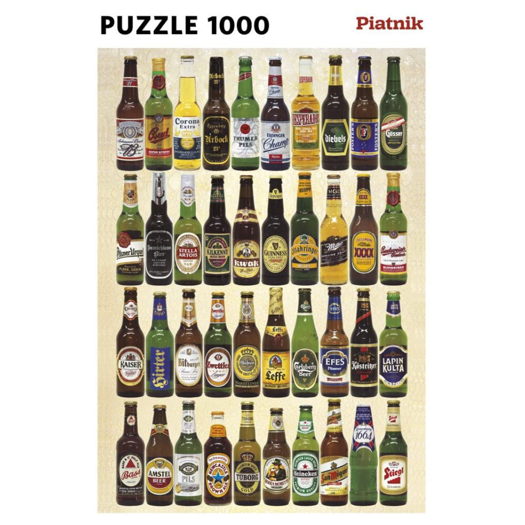Piatnik - Beer 1000 Piece Puzzle - The Puzzle Nerds