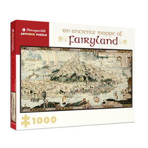 Pomegranate - An Anciente Mappe of Fairyland by Bernard Sleigh 1000 Piece Puzzle - The Puzzle Nerds