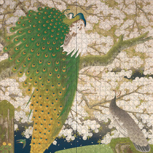 Peacocks And Cherry Blossoms by Imazu Tatsuyuki 1000 Piece Puzzle