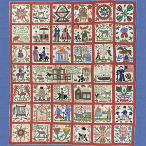 Pomegranate - Reconciliation Quilt 300 Piece Puzzle - The Puzzle Nerds