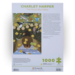Pomegranate - The Rocky Mountains by Charley Harper 1000 Piece Puzzle - The Puzzle Nerds 