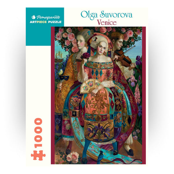 Pomegranate Puzzle Olga Suvorova 'The Tamer': 1000 Pezzi Di Alta Qualità, 51x74 Cm, Arte Ispirata A Klimt E Icone Russe