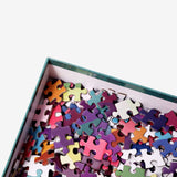 Puzzledly  - Geometrical Rainbow 500 Piece Puzzle - The Puzzle Nerds