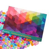 Puzzledly  - Geometrical Rainbow 500 Piece Puzzle - The Puzzle Nerds