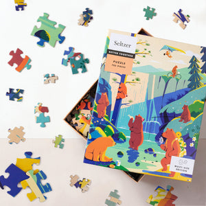 Recreational Bears 705 Piece Multi Puzzle - Seltzer - The Puzzle Nerds