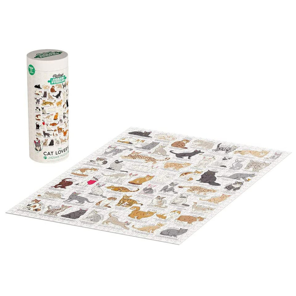 Ridley's - Cat Lover's 1000 Piece Puzzle - The Puzzle Nerds