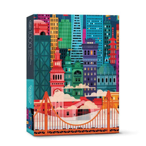 San Francisco 1000 Piece Puzzle - The Puzzle Nerds