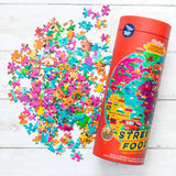 Street Food Lover's 1000 Piece Round Puzzle - The Puzzle Nerds