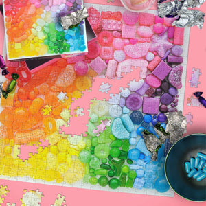 Sugar Spectrum 500 Piece Puzzle - The Puzzle Nerds