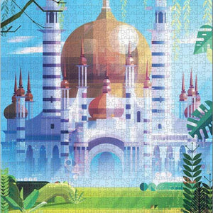 Temple 1000 Piece Puzzle - The Puzzle Nerds