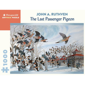 The Last Passenger Pigeon by John A. Ruthven 1000 Piece Puzzle - The Puzzle Nerds