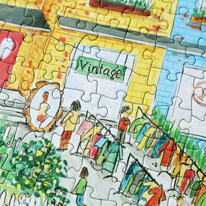 The Paperhood - Toronto's Kensington Market 1000 Piece Puzzle - The Puzzle Nerds
