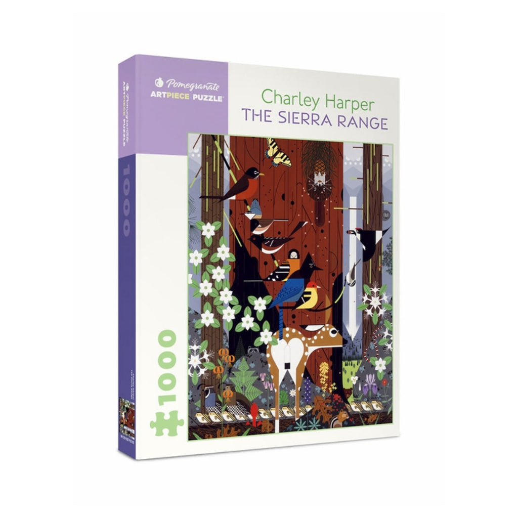 The Sierra Range by Charley Harper 1000 Piece Puzzle - The Puzzle Nerds