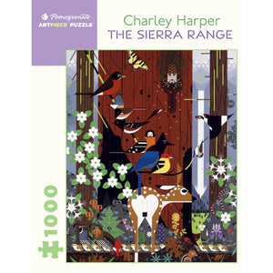 The Sierra Range by Charley Harper 1000 Piece Puzzle - The Puzzle Nerds