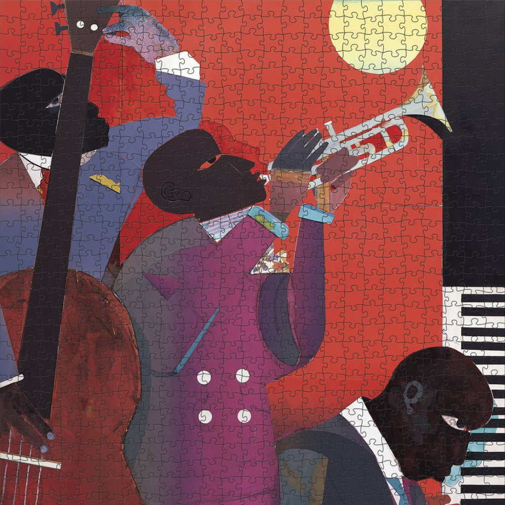 Up At Minton's by Romare Bearden 1000 Piece Puzzle - The Puzzle Nerds