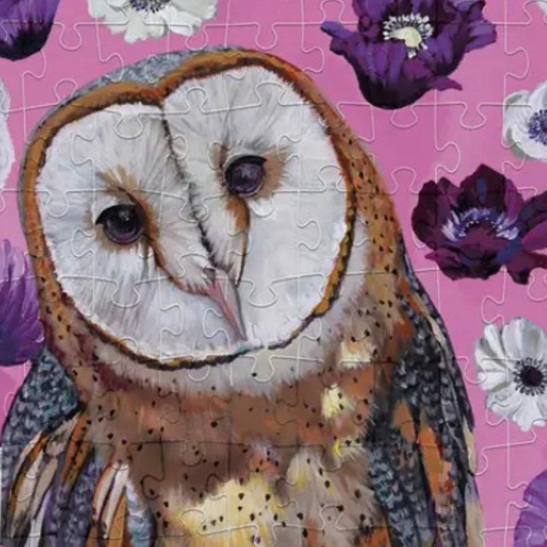 Werkshoppe - Barn Owl 100 Piece Puzzle - The Puzzle Nerds