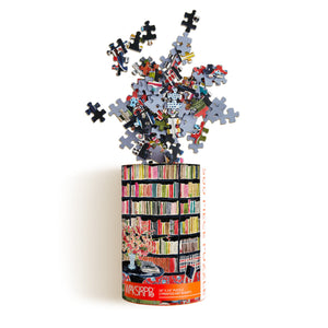 WerkShoppe - Books With Flowers 500 Piece Puzzle - The Puzzle Nerds