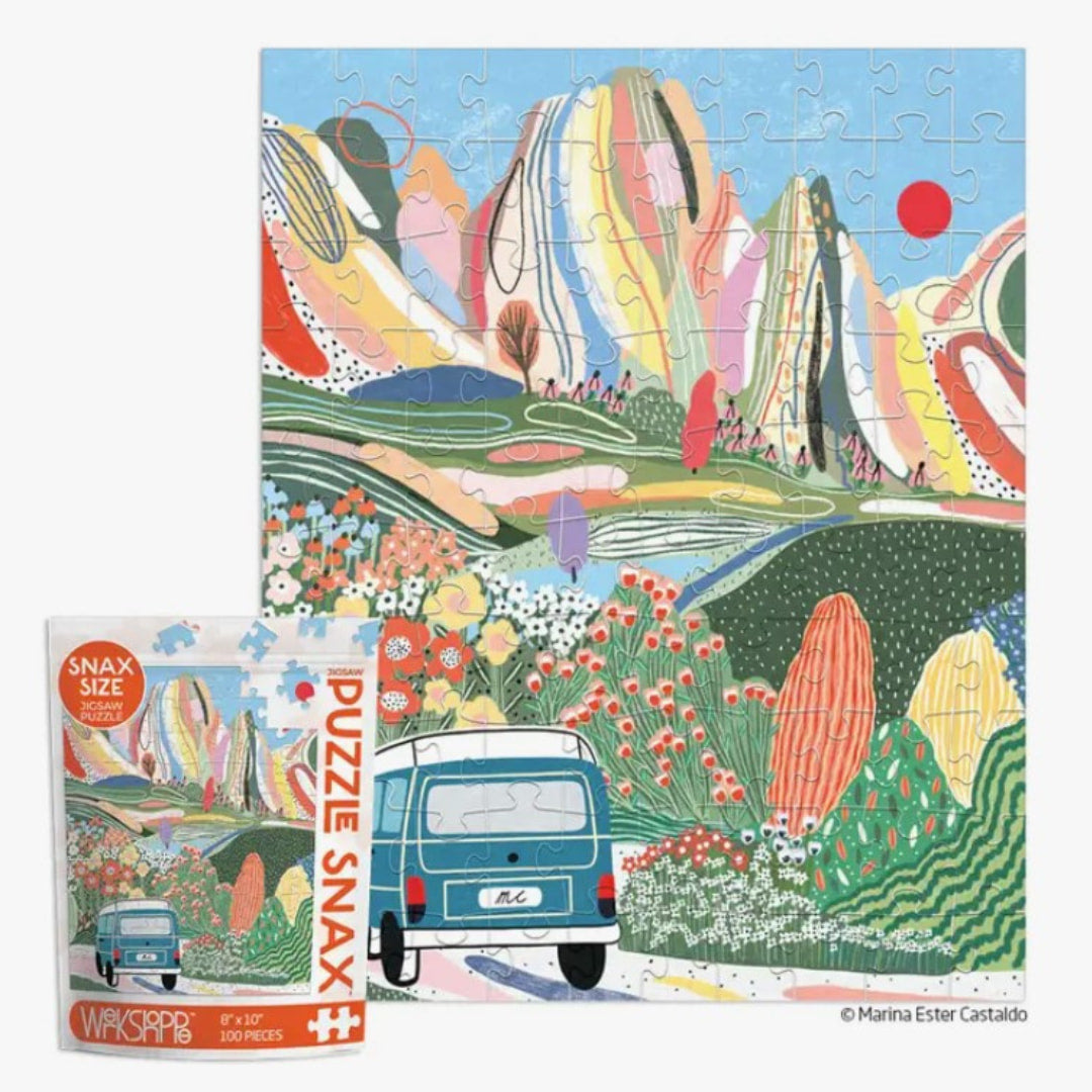 Werkshoppe - Day Tripping 100 Piece Puzzle - The Puzzle Nerds