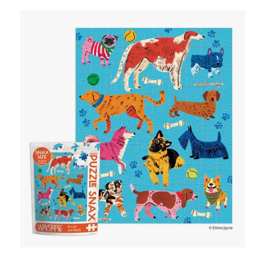 Werkshoppe  - Pooches Playtime 100 Piece Puzzle - The Puzzle Nerds