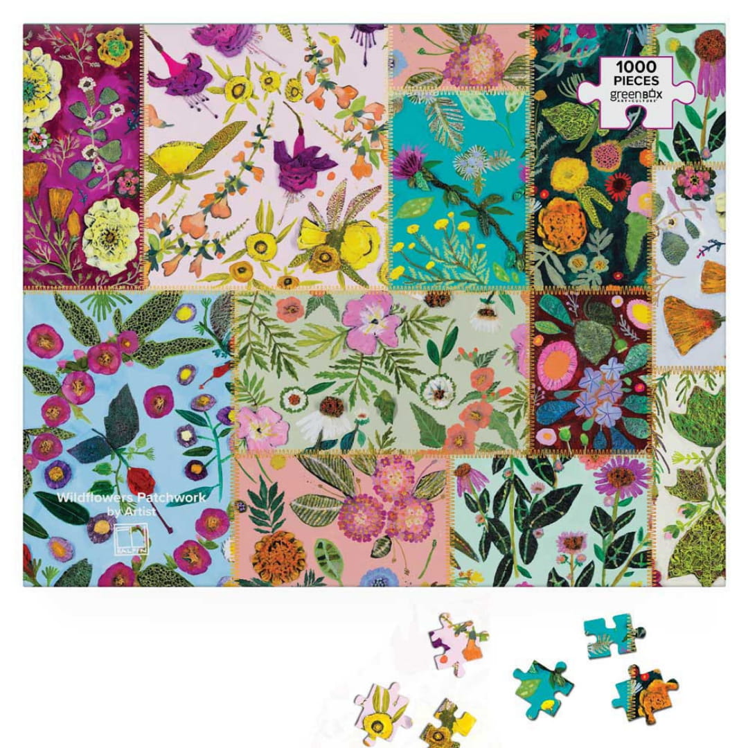 Wildflowers Patchwork 1000 Piece Puzzle