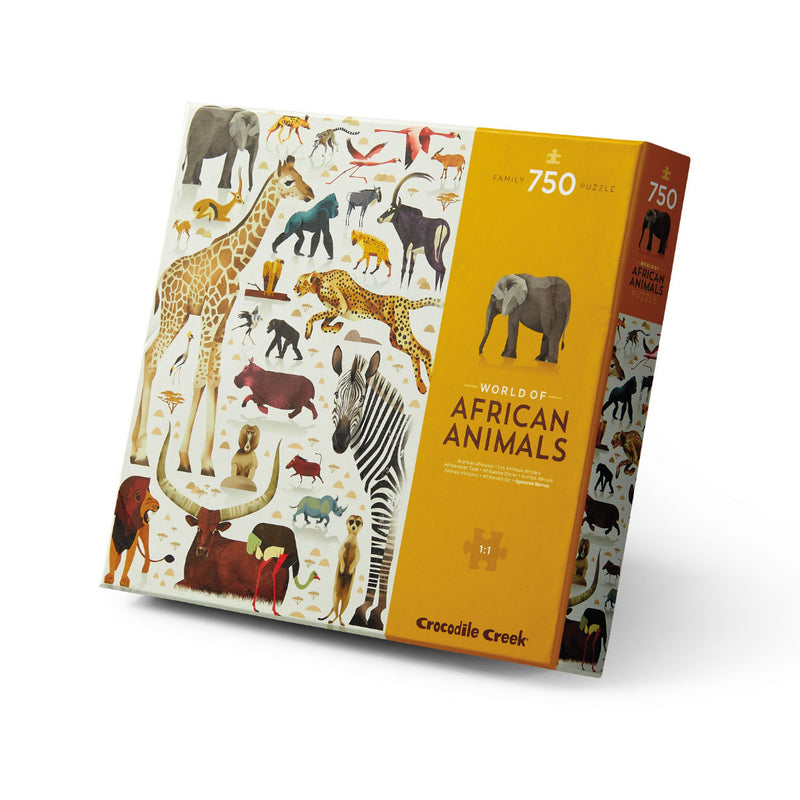 World of African Animals 750 Piece Family Puzzle – The Puzzle Nerds