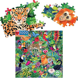 eeBoo - Amazon Rainforest 1000 Piece Puzzle - The Puzzle Nerds 