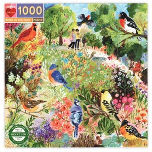 eeBoo - Birds In The Park 1000 Piece Puzzle - The Puzzle Nerds