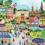 eeBoo - Copenhagen 1000 Piece Puzzle - The Puzzle Nerds