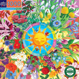 eeBoo - Flower Calendar 1000 Piece Puzzle - The Puzzle Nerds