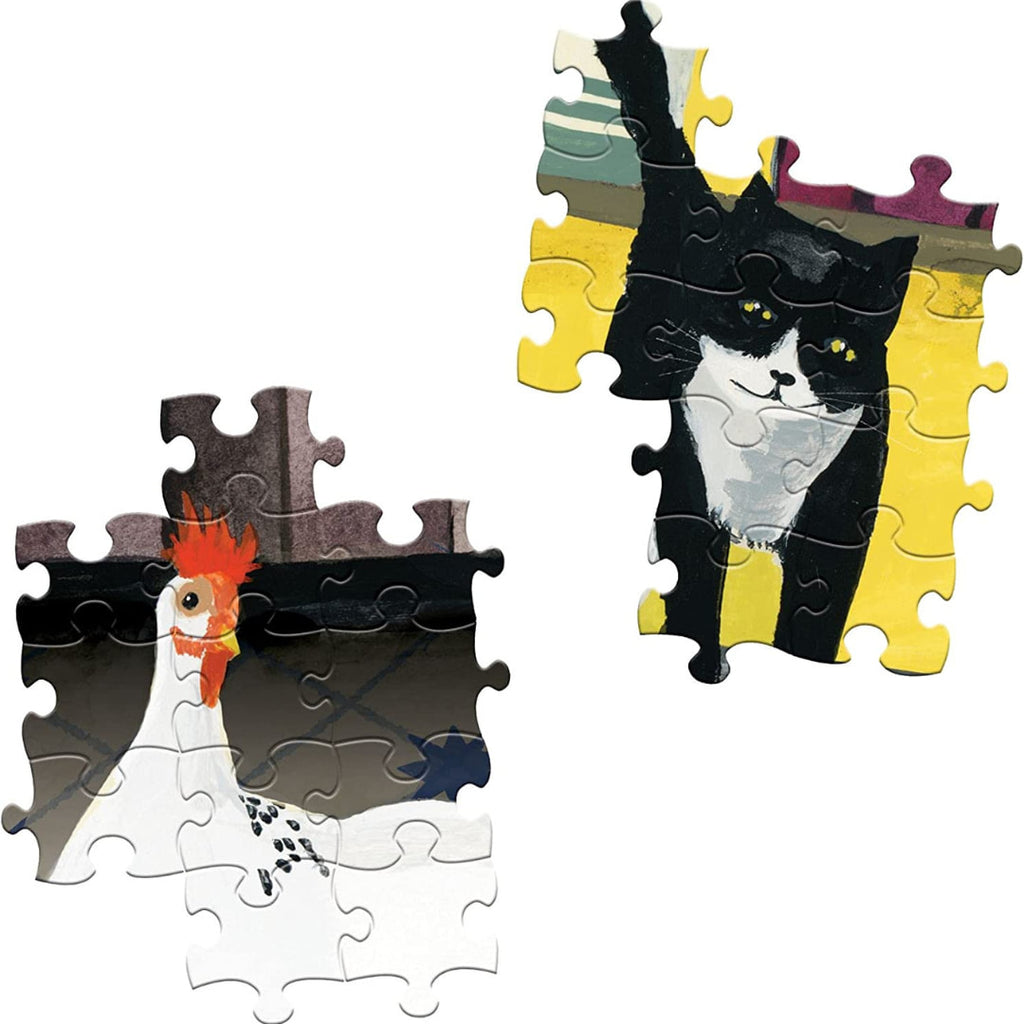 eeBoo - Kitchen Chickens 1000 Piece Puzzle - The Puzzle Nerds 