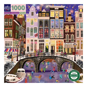 eeBoo - Magical Amsterdam 1000 Piece Puzzle - The Puzzle Nerds 