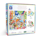 eeBoo - Marketplace In France 1000 Piece Puzzle - The Puzzle Nerds