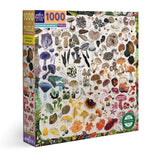 eeBoo - Mushroom Rainbow 1000 Piece Puzzle - The Puzzle Nerds
