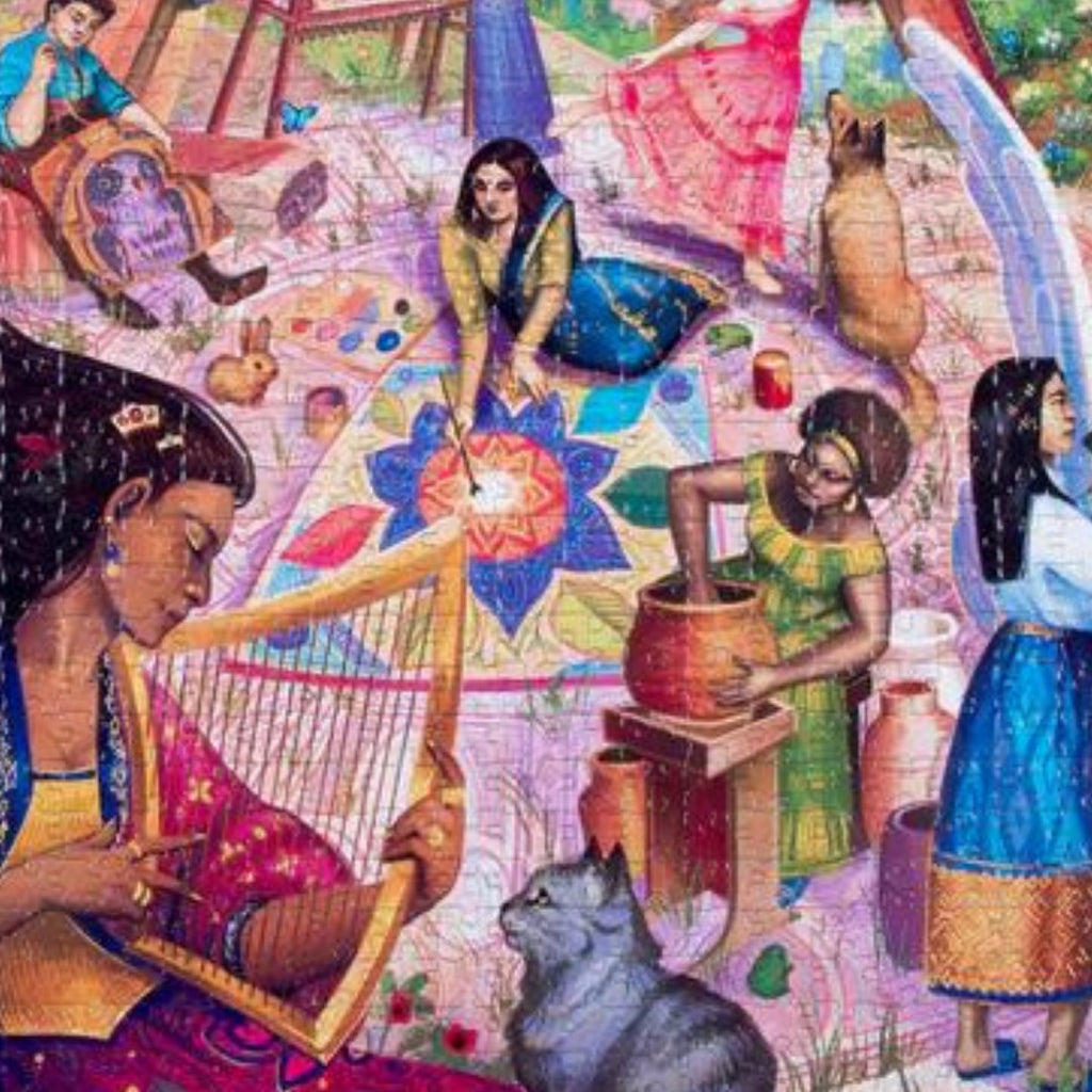 eeBoo - Pantheon Of Women Artists 1000 Piece Puzzle - The Puzzle Nerds