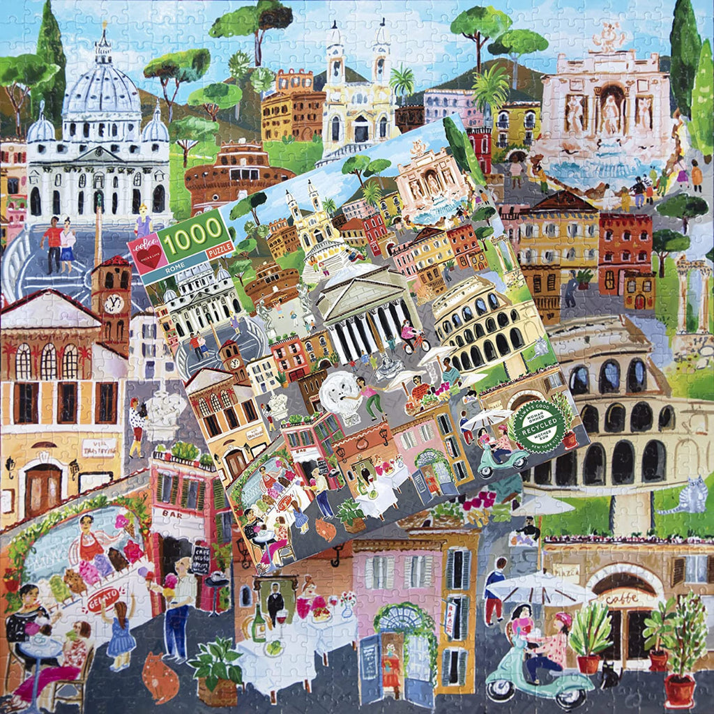 eeBoo - Rome 1000 Piece Puzzle - The Puzzle Nerds